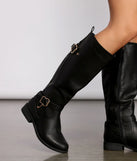Chic Wide Fit Below The Knee Boots