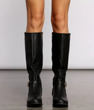 Chic Wide Fit Below The Knee Boots