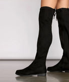 Simply Stylish Flat Over The Knee Boots
