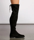 Simply Stylish Flat Over The Knee Boots