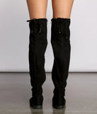Simply Stylish Flat Over The Knee Boots