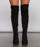 Stylish Must-Have Over The Knee Block Heel Boots