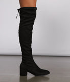 Stylish Must-Have Over The Knee Block Heel Boots