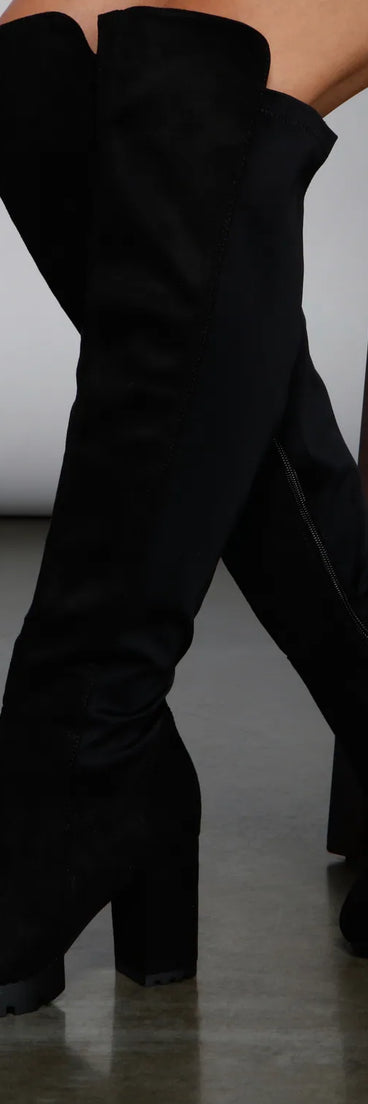 Trendy Lug Sole 50/50 Boots