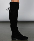 Walk It Out Faux Suede Lace Up Boots