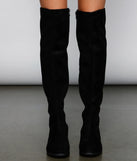 Walk It Out Faux Suede Lace Up Boots