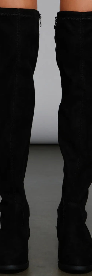 Keep It Casual Over The Knee Boots