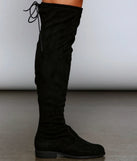 Classic Faux Suede Over-The-Knee Boots
