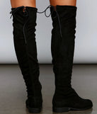Classic Faux Suede Over-The-Knee Boots