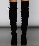 So Classic Faux Suede Platform Boots