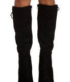Lace Me Up Suede Boots