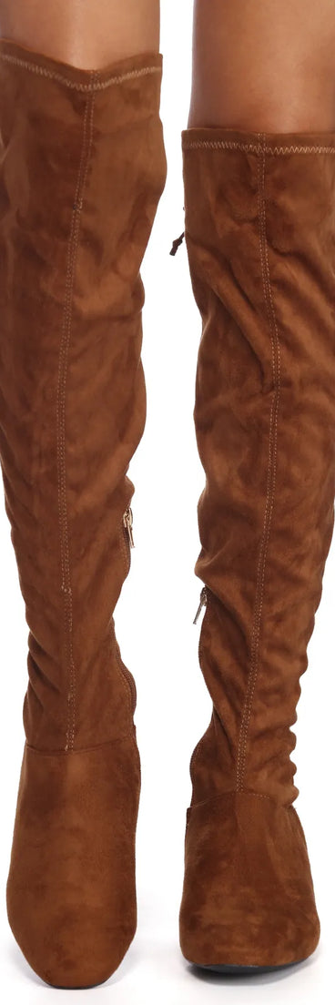 Get Low Faux Suede Boots