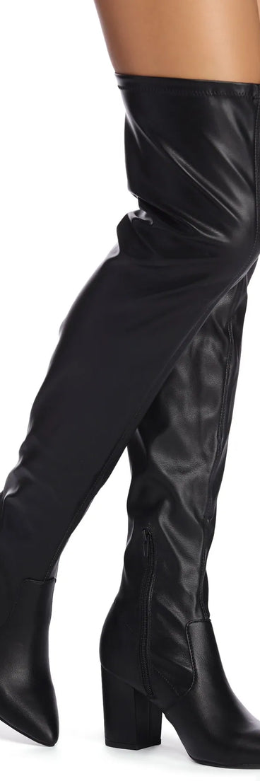 Chic In The City PU Boots