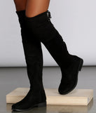 Take It Easy Flat Over The Knee Boots