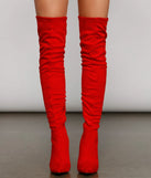 Hot Like Fire Over-The-Knee Stiletto Boots