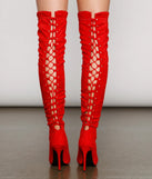 Hot Like Fire Over-The-Knee Stiletto Boots