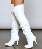 Walk It Out Scunched Over-The-Knee Boots