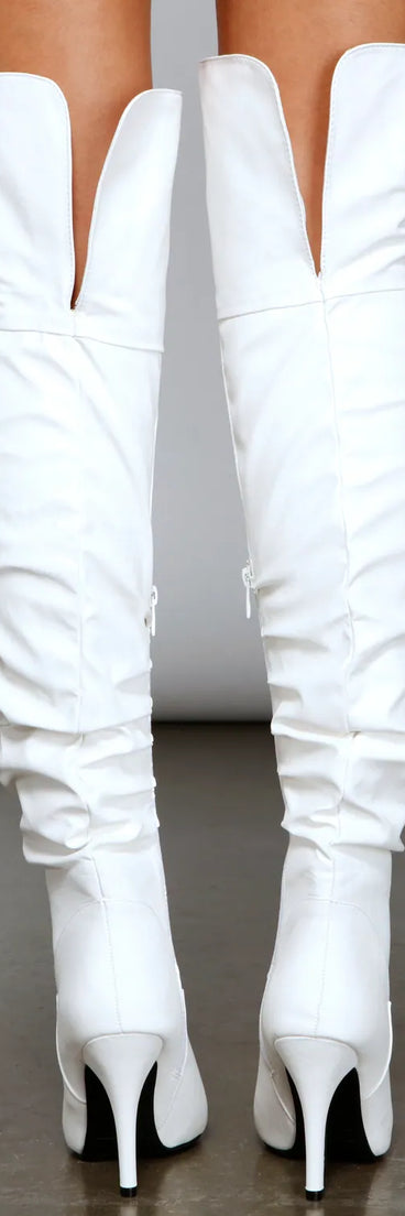 Walk It Out Scunched Over-The-Knee Boots