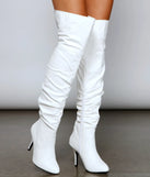 Walk It Out Scunched Over-The-Knee Boots