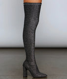 Bring The Shine Over The Knee Boots