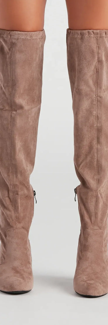 New Heights Over The Knee Boots