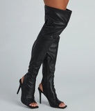 Sleek And Stunning Faux Leather Boots