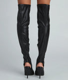 Sleek And Stunning Faux Leather Boots