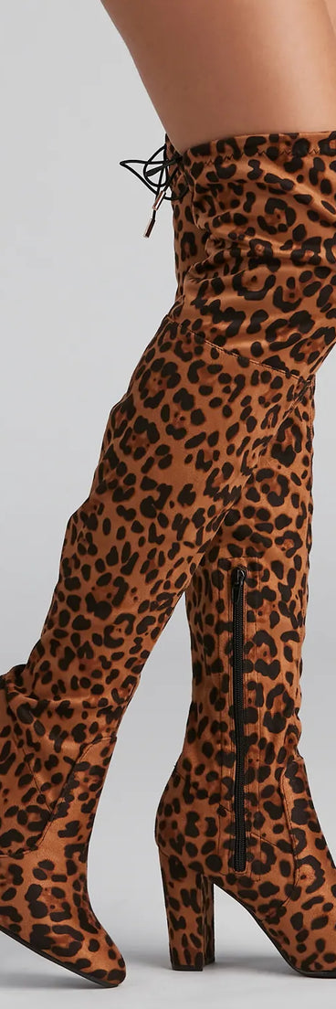 Leopard Love Over-The-Knee Boots