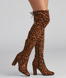 Leopard Love Over-The-Knee Boots
