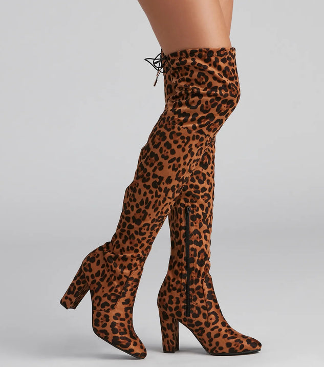 Leopard Love Over-The-Knee Boots