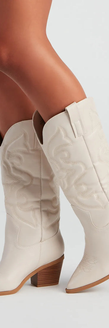 On That Western Trend Cowboy Boots