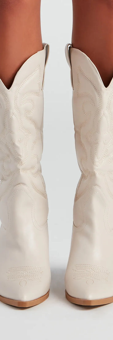 On That Western Trend Cowboy Boots