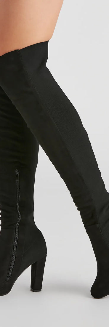 Effortlessly Chic Over-The-Knee Boots