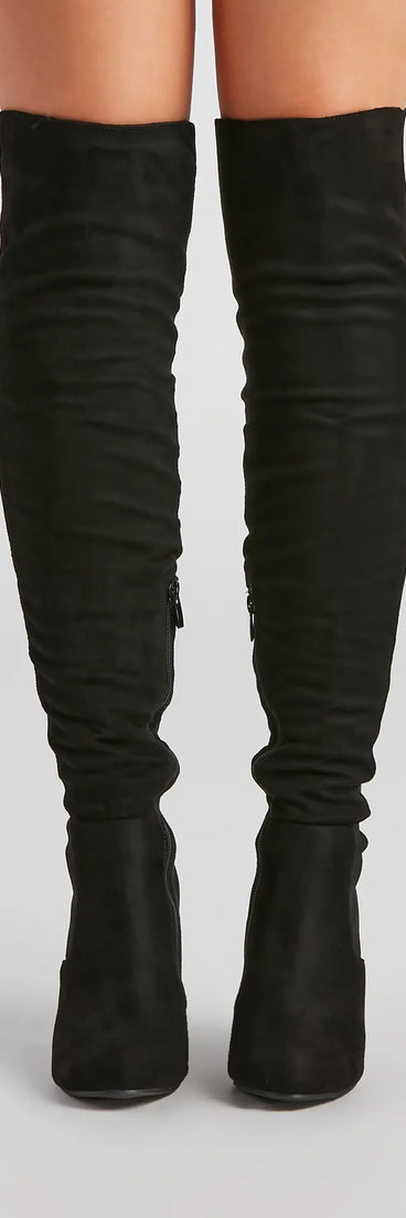 Effortlessly Chic Over-The-Knee Boots