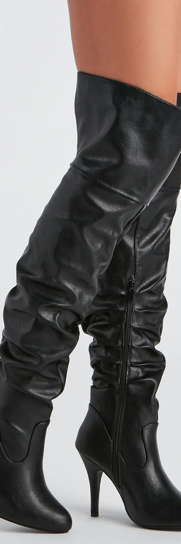 Work It Girl Over-The-Knee Boots