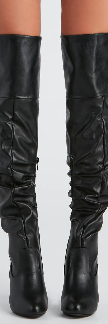 Work It Girl Over-The-Knee Boots