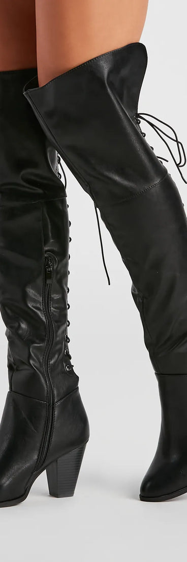 Rule The Scene Knee-High Boots