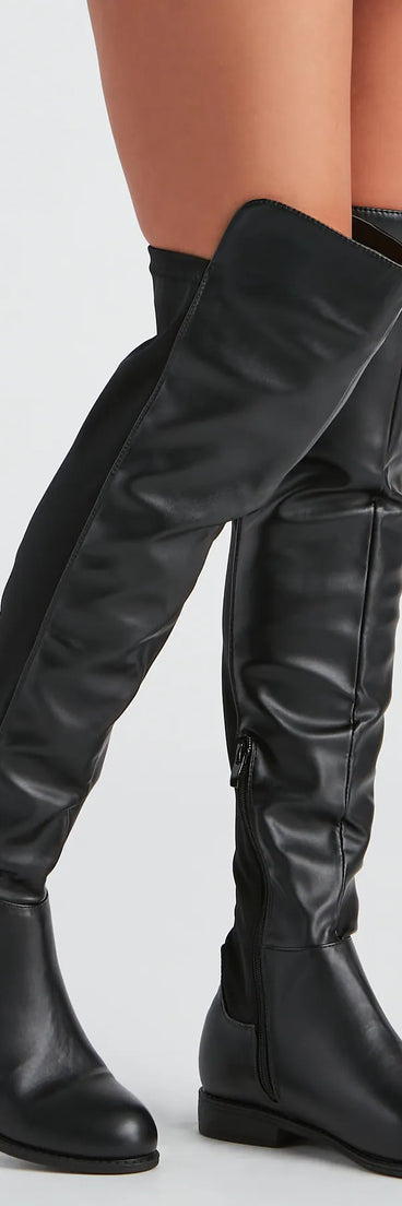 Walking Tall Over The Knee Boots