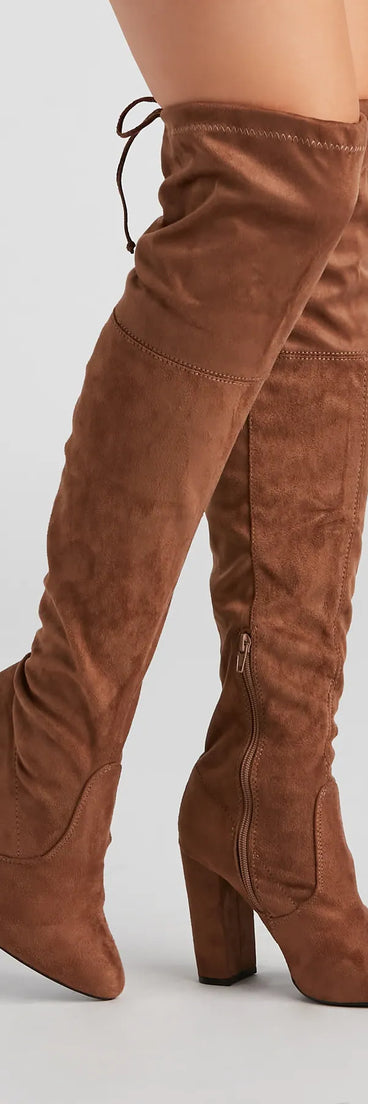 Smooth Like Me Over The Knee Boots