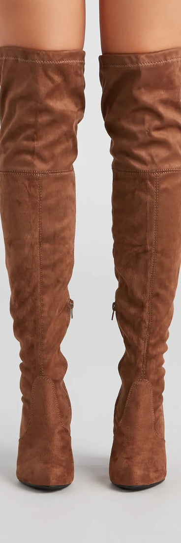 Smooth Like Me Over The Knee Boots