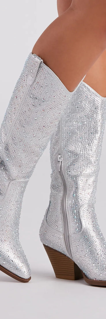 Country Diva Rhinestone Cowboy Boots
