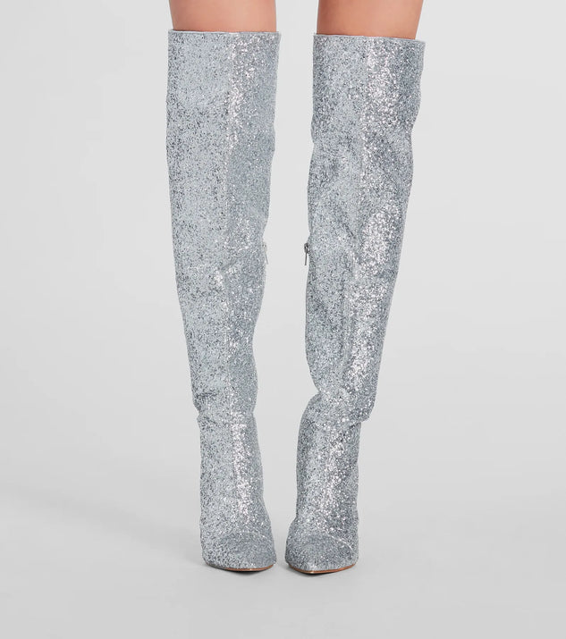 GB Queen-BeeTwo Ombre Rhinestone Over-the-Knee Boots | Dillard's