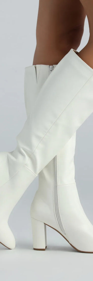 Stylish Slay Under-The-Knee Boots