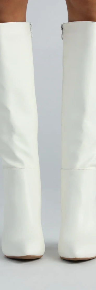 Stylish Slay Under-The-Knee Boots