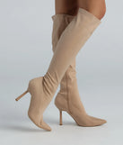 Elevated Mood Knee-High Stiletto Boots
