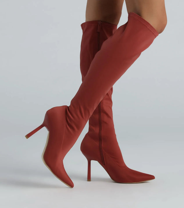 Elevated Mood Knee-High Stiletto Boots | Windsor