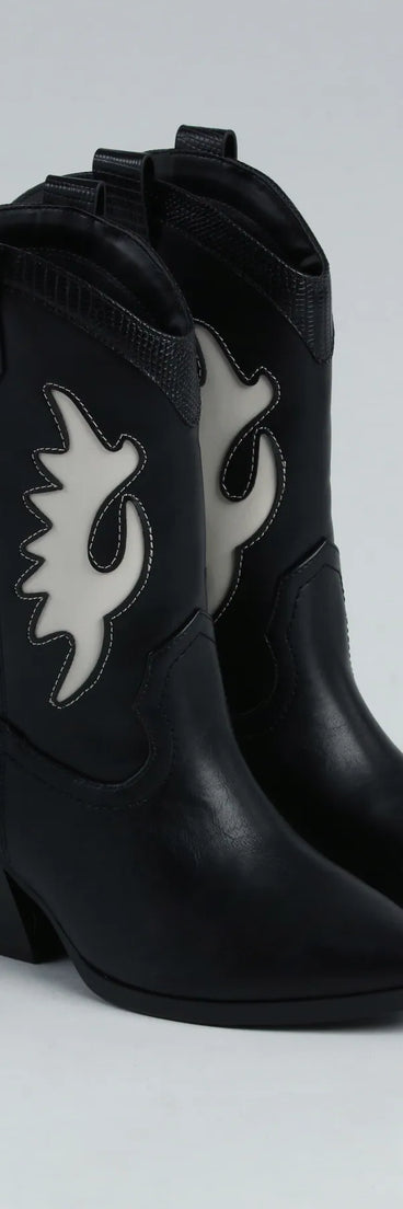 Country Star Below-The-Knee Cowboy Boots