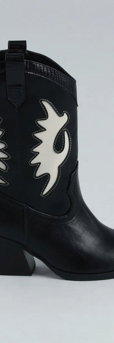 Country Star Below-The-Knee Cowboy Boots