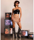 Get Struttin' Under-The-Knee Faux Suede Cowboy Boots