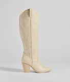 Western Flair Under-The-Knee Boots